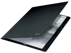 Recycle elastomap zonder kleppen uit karton A4 zwart