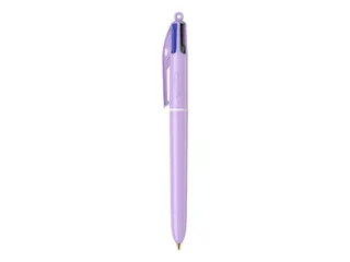 Balpen Bic 4-kleuren M pastel assorti - 4