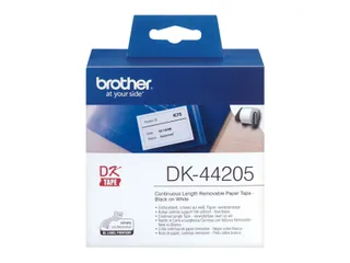 Label etiket Brother DK-44205 62mmx30.48m wit - 4