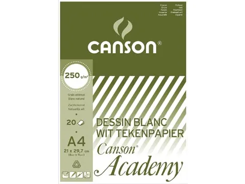 tekenpapier Academy 250 g 21 x 29,7 cm A4 20 vel