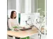 Bras double pour écran Leitz Ergo faible encombrement gris
