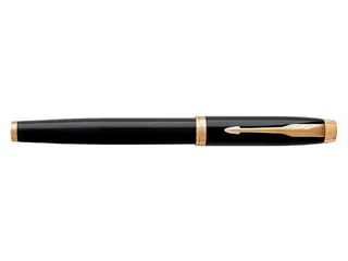 Rollerpen Parker IM Black Lacquer GT Finish Fijn Zwarte inkt - 7