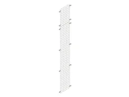zijwand,v. inhaakstelling,HxD 2500x400mm,verzinkt,rooster,MW 50x50mm