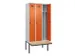 locker met bank,voor scheiding van kleding,HxBxD 2120x900x815mm,3vak