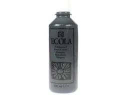 Plakkaatverf Ecola Flacon van 500 ml Zwart