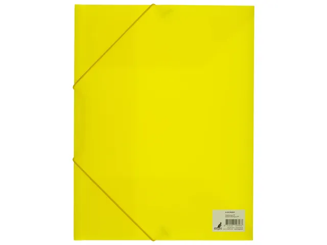 farde à élastique Kangaro A4 PP jaune
