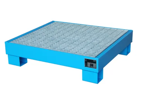 Opvangbak Staalplaat Bxdxh 800x900x220mm 61l Met Rooster Ral 5012