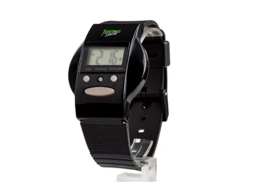 Horloge Senseworks Nederlandssprekend 12/24 zwart