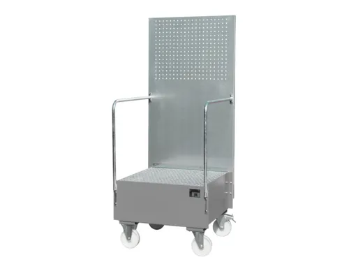 Verrijdbare Opvangbak,V. 1X200L Vat,Opvangvol. 203L