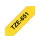 Labeltape P-touch TZE-651 24mmx8m Zwart op Geel gelamineerd