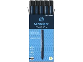 Permanent marker Schneider Maxx 240 rond 1-2mm zwart - 11