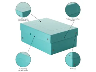 PureBox Pastell A5 bleu 100mm - 5