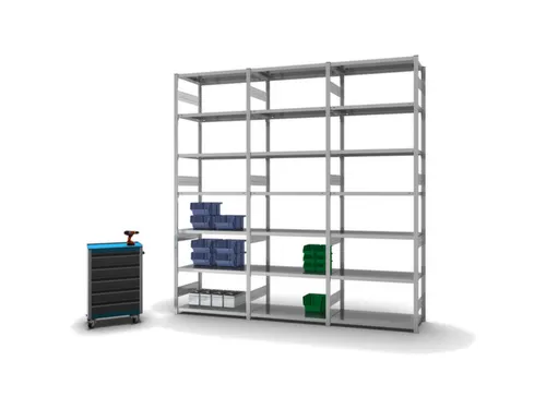 systeemstelling,grondveld,HxBxD 3000x1060x535mm,vakl. 330kg