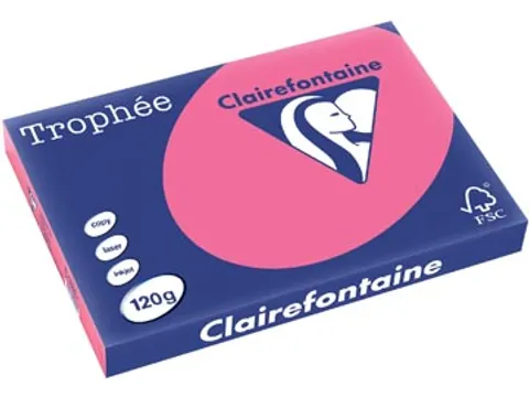 Trophée Intens gekleurd papier A3 120 gram 250vel Fuchsia