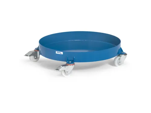 Vatenrollers 1361 250kg 200 liter RAL5007 gesloten