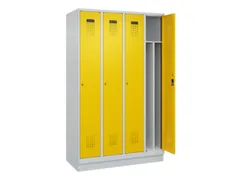 locker voor scheiding van kleding,HxBxD 1950x1200x500mm,4vak