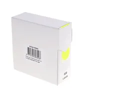 Etiket Rillprint 25mm 500st op rol fluor geel