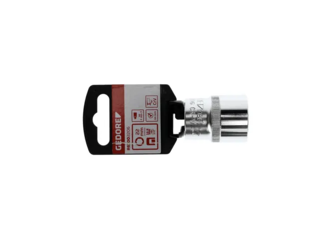 R61002206 Stekkerdoos 1/2 inch zeskant 22mm lengte 38mm