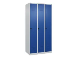 locker,HxBxD 1850x900x500mm,3vak,vak B 300mm,draaigrendel