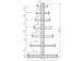 Rayonnage Canitlever Universel Double Face Hxlxp 2000X2700X1090Mm