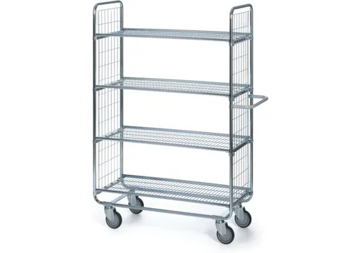 Gaaswagen,Draagverm. 200Kg,4Etage(S),Draadgaasbodem