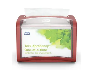 Tork 272612 Xpressnap Tabletop Napkin Dispenser Rood - 3