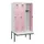 locker met bank,HxBxD 1950x900x815mm,3vak,vak B 300mm,draaigrendel