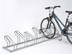 Fiets-Beugelrek L 2100Mm 6Plaatsen Enkelzijdig Gelast Verzinkt