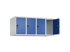 opzetkast,v. locker,4vak.,vak B 300mm,HxBxD 500x1200x500mm