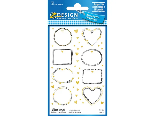 Huishoudetiket Z-design Home pakje a 2 vel