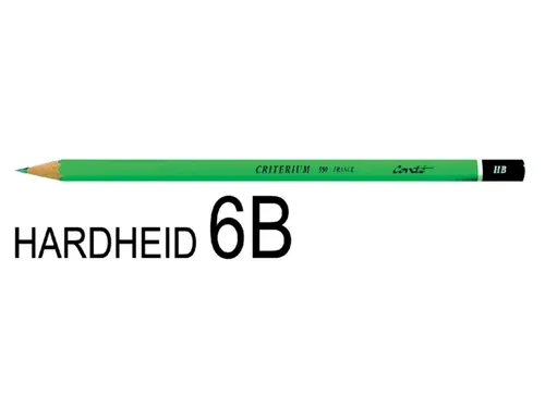 Potlood Bic Criterium 550 zeshoekig 6B