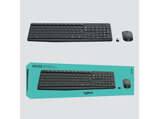 Logitech MK235 Wireless Toetsenbord en Muis Combo Azerty
