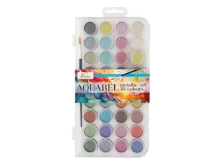 Aquarelverf Nassau fine art doos à 36 metalic napjes - 2