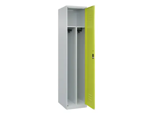 locker voor scheiding van kleding,HxBxD 1850x400x500mm,1vak