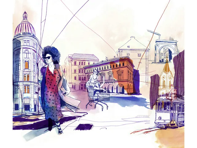 Duo aquarelmarker Goldfaber etui 6 stuks Portrait