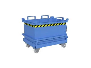 mini-bodemklepcontainer,HxLxB 625x600x800mm,0,13m³,inrijbeugel,staal - 3