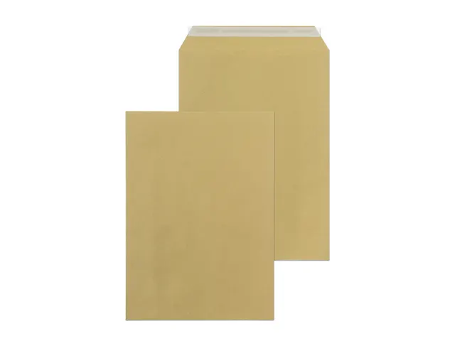 Envelop Raadhuis 229x324mm C4 akte plakstrip kraft 110gr 250 stuks in