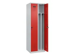 locker voor scheiding van kleding,HxBxD 1850x600x500mm,2vak