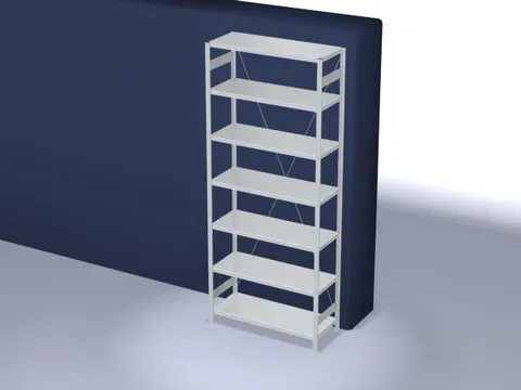 systeemstelling,grondveld,HxBxD 3000x1360x535mm,vakl. 185kg