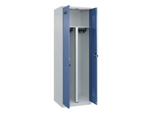 PBM-locker,HxBxD 1850x600x500mm,2vak,vak B 300mm,draaigrendel