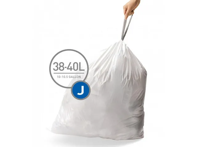 Afvalzakken 30-40 liter (J) wit, Simplehuman