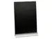 Krijtbord Securit A4 290x210x60mm voet aluminium