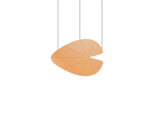 Plafondpaneel Rocada Forest 90x120 cm verticaal oranje