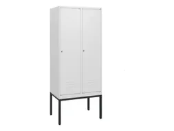 locker,HxBxD 1950x800x500mm,2vak,vak B 400mm,cil.-slot,voetonderstel
