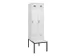 locker met bank,voor scheiding van kleding,HxBxD 2120x600x815mm,2vak
