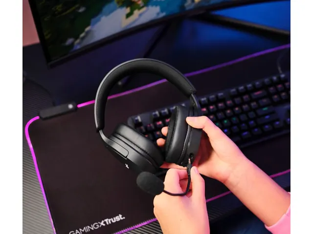 GXT 491 Fayzo Gaming Headset dual draadloos Zwart