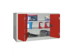 Ruime Vouwdeurkast 1000x1500x400mm 2legborden Ral7035 Front Ral3000