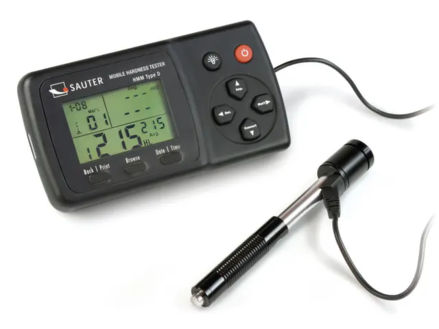 Leeb-hardheidsmeter,behuizing kunststof,weegeenheid HL,HRC,HB,HRB,HV