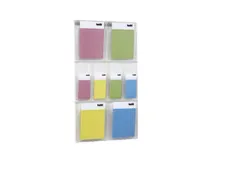 wandfolderhouder HxBxD 978x568x54mm 4xDIN A4/4xDIN lang transparant