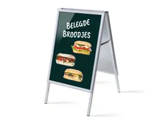 Stoepbord A1 complete set met print "Belegde Broodjes"